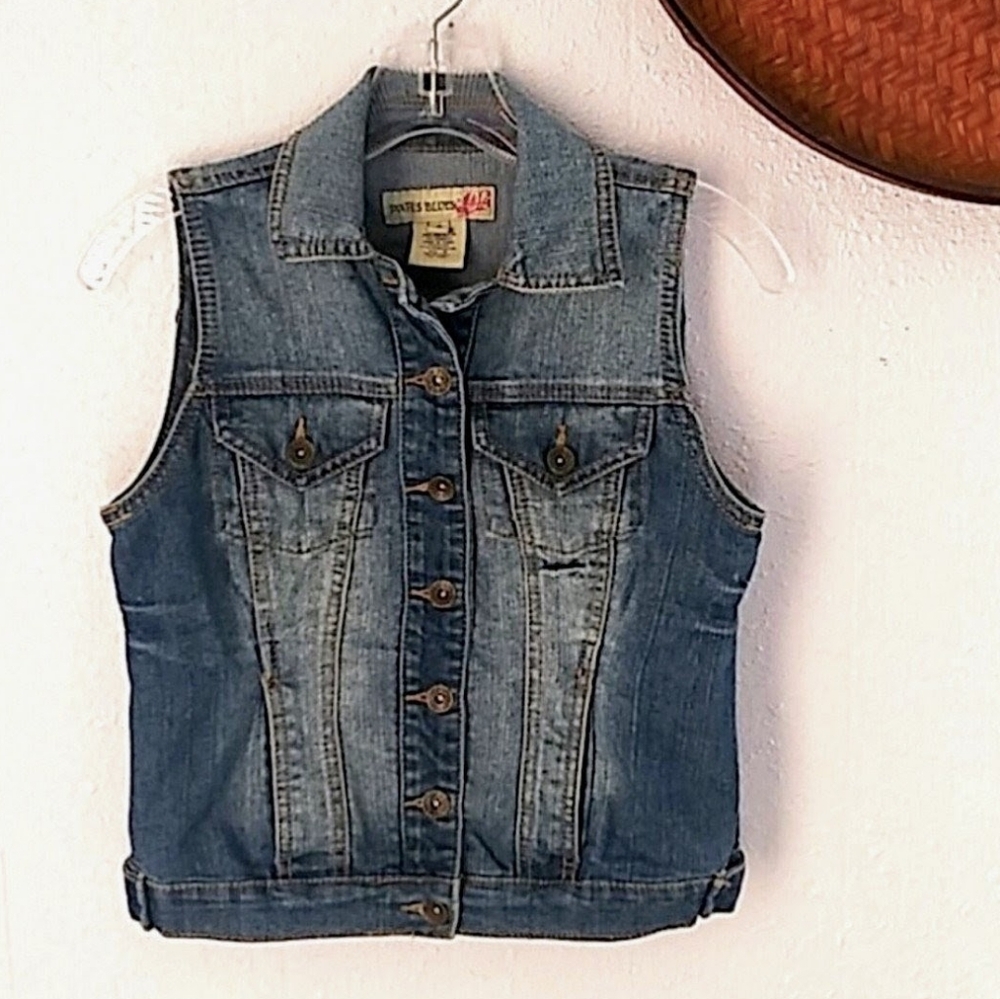 🐘VTG Y2K denim vest